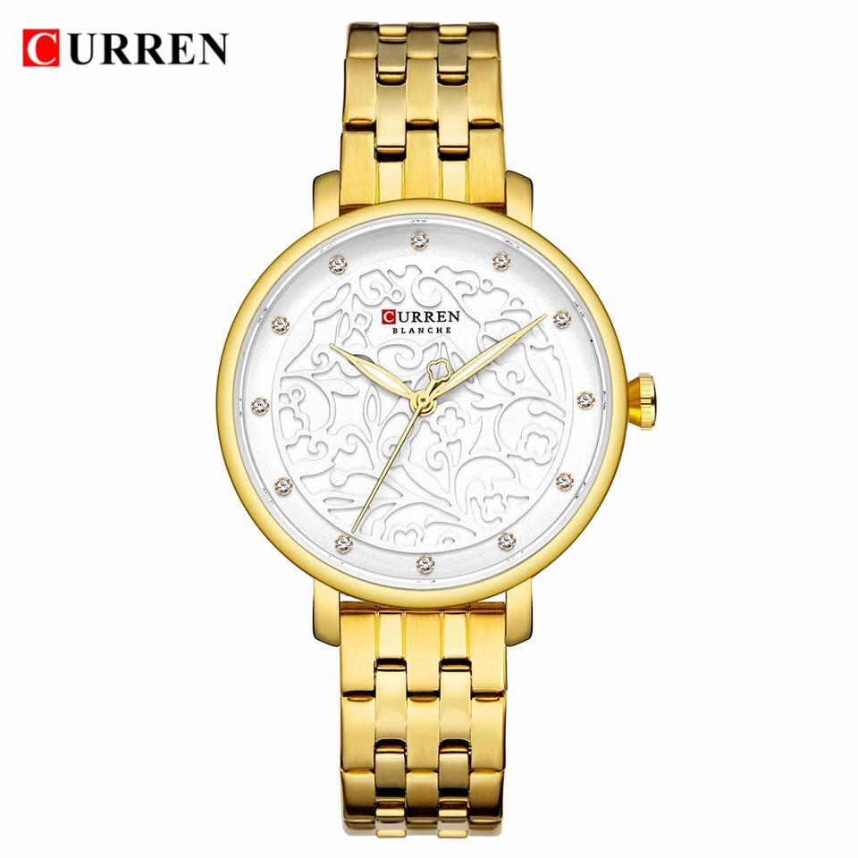CURREN 9048L GOLD WHITE SILVER