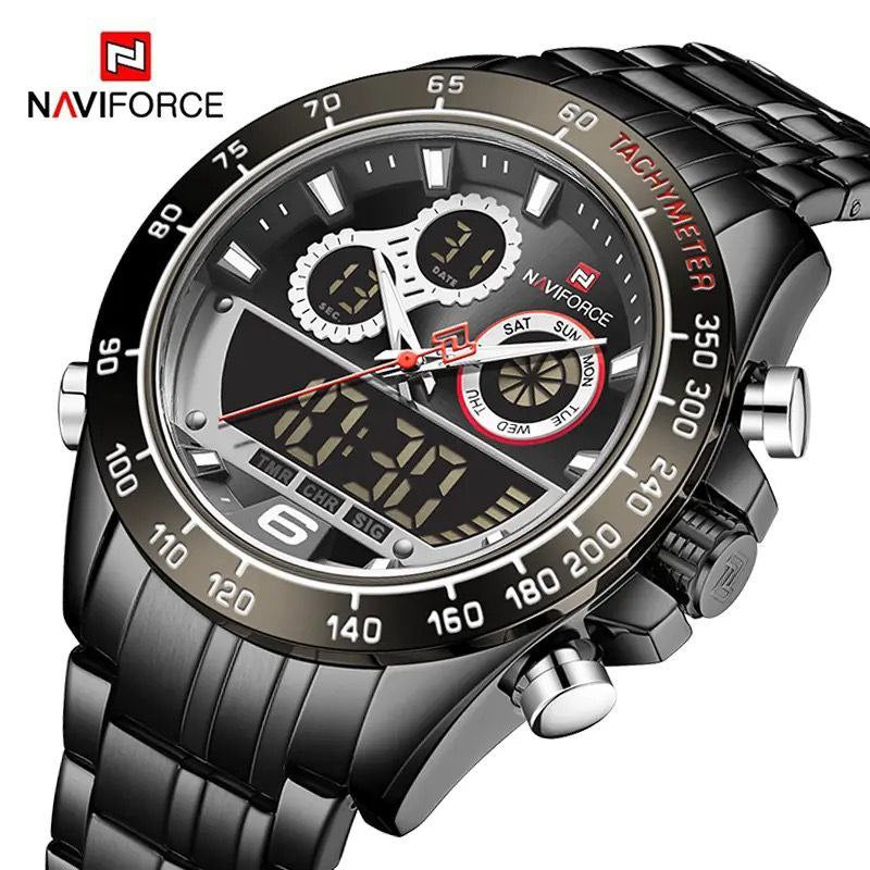 NAVIFORCE NF 9188 BLACK SILVER