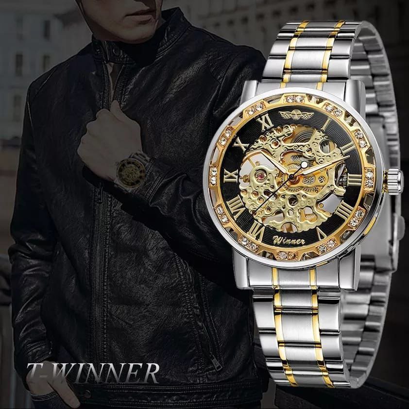 WINNER SKELETON AUTOMATIC WATCH + BOX