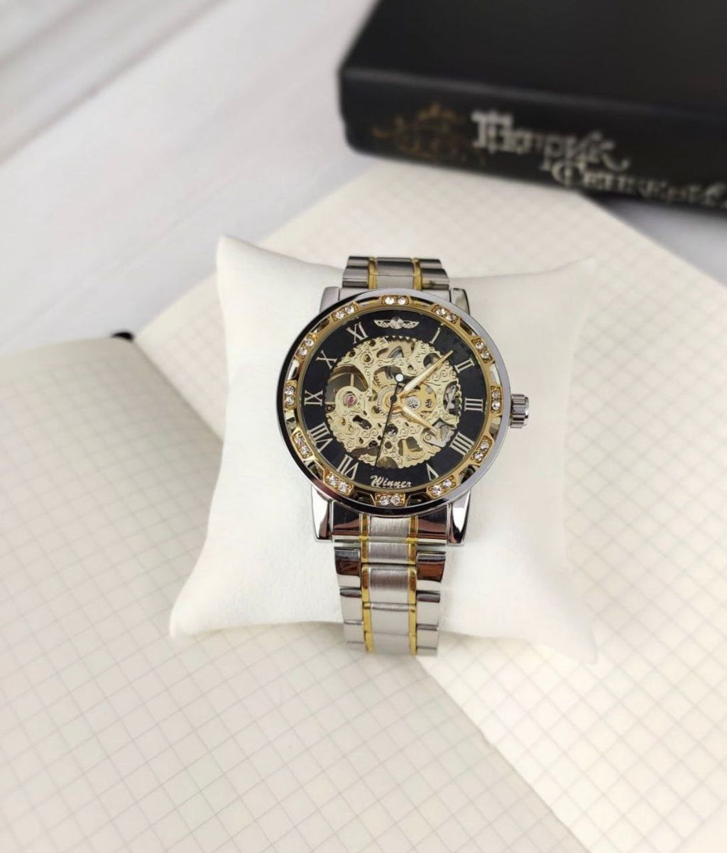 WINNER SKELETON AUTOMATIC WATCH + BOX