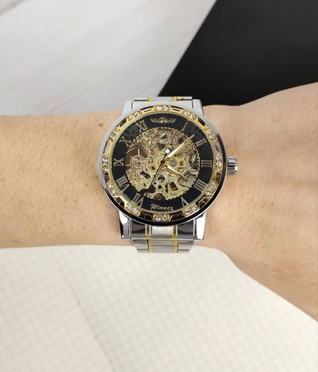 WINNER SKELETON AUTOMATIC WATCH + BOX
