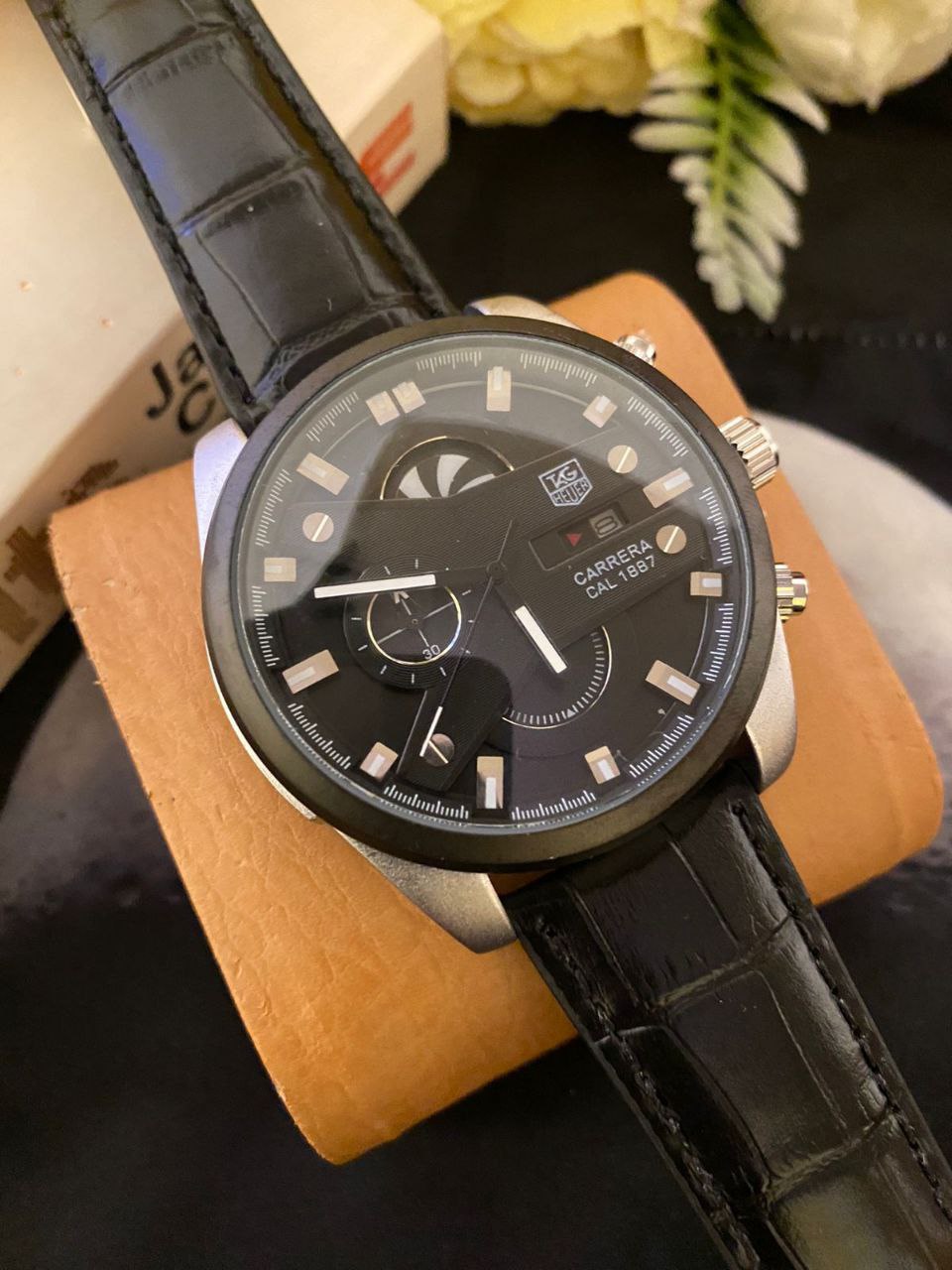 GRAND CARRERA CR 7 CHRONOGRAPH MOVEMENT DATE DISPLAY BATTERY POWERED