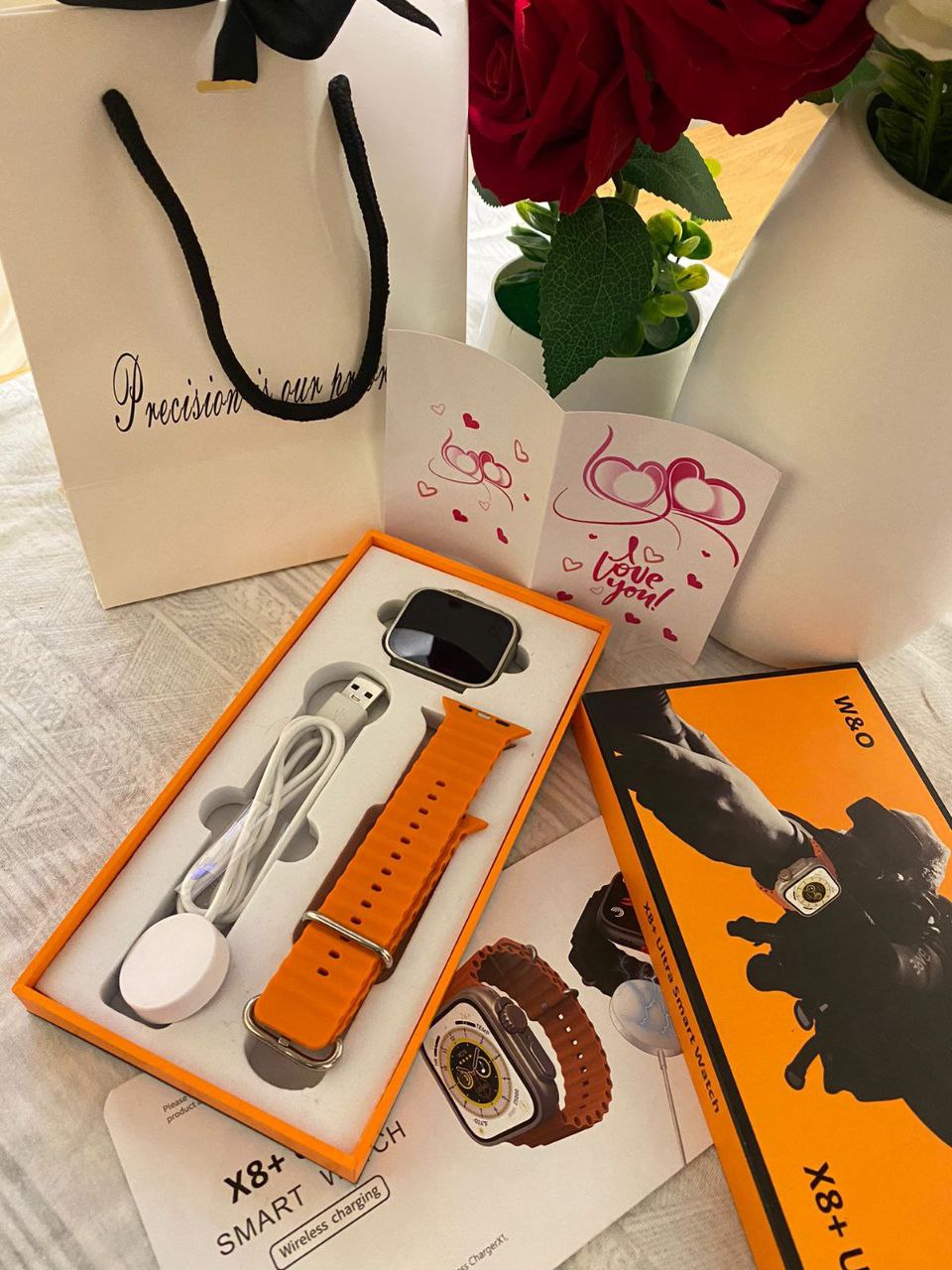 FATHERS DAY GIFT IDEAS SMART WATCH 2,500 GIFT BAG 100 GIFT CARD 50 TOTAL 2,650