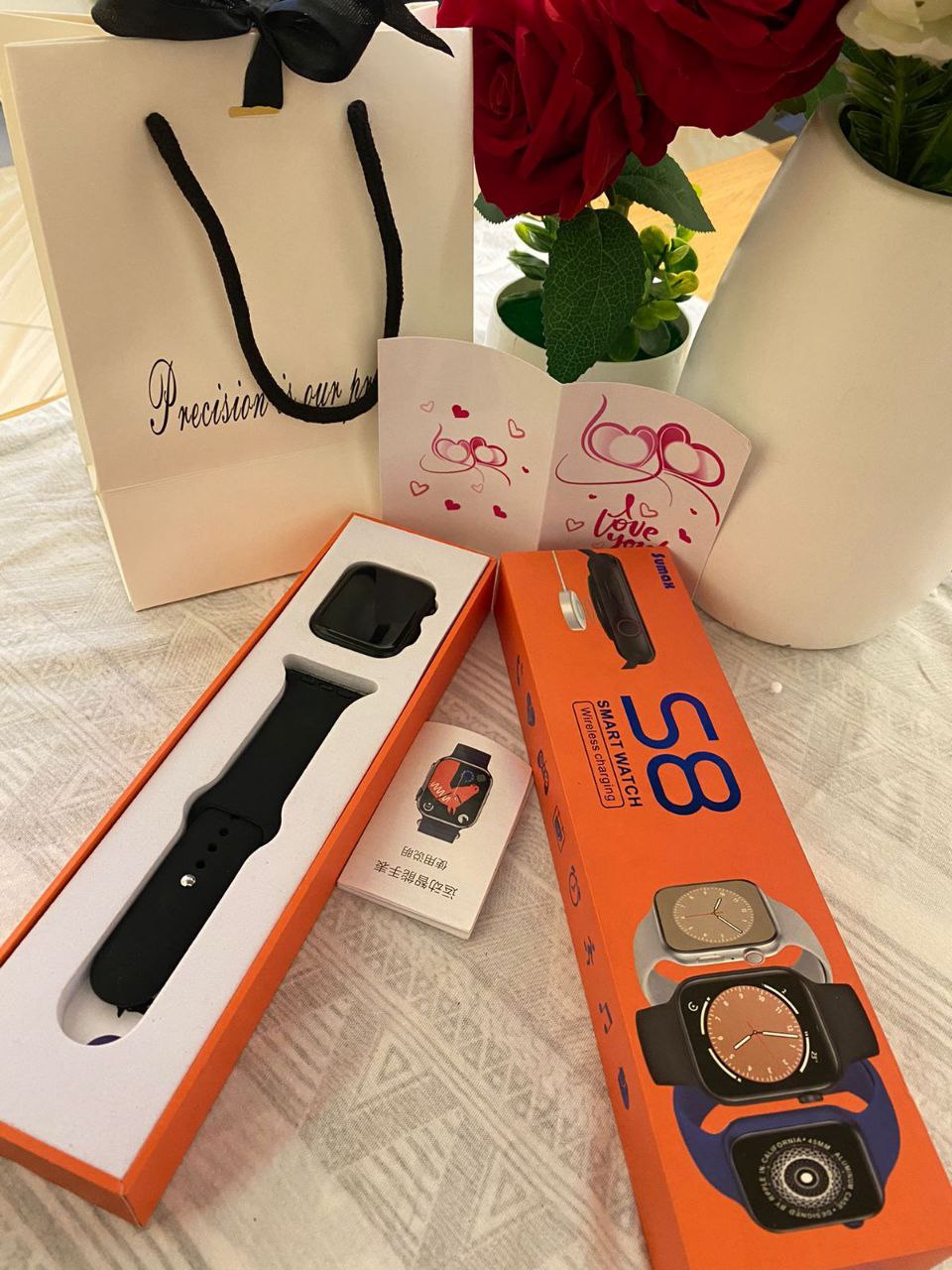 FATHERS DAY GIFT IDEAS SMART WATCH 2,500 GIFT BAG 100 GIFT CARD 50 TOTAL 2,650