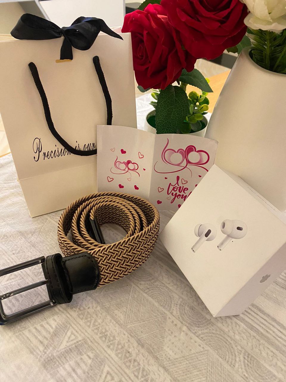 FATHERS DAY GIFT IDEAS WATCH 1800 CARD HOLDER 1000 BANGLE 300 BOX,BAG,CARD 500 TOTAL 3600