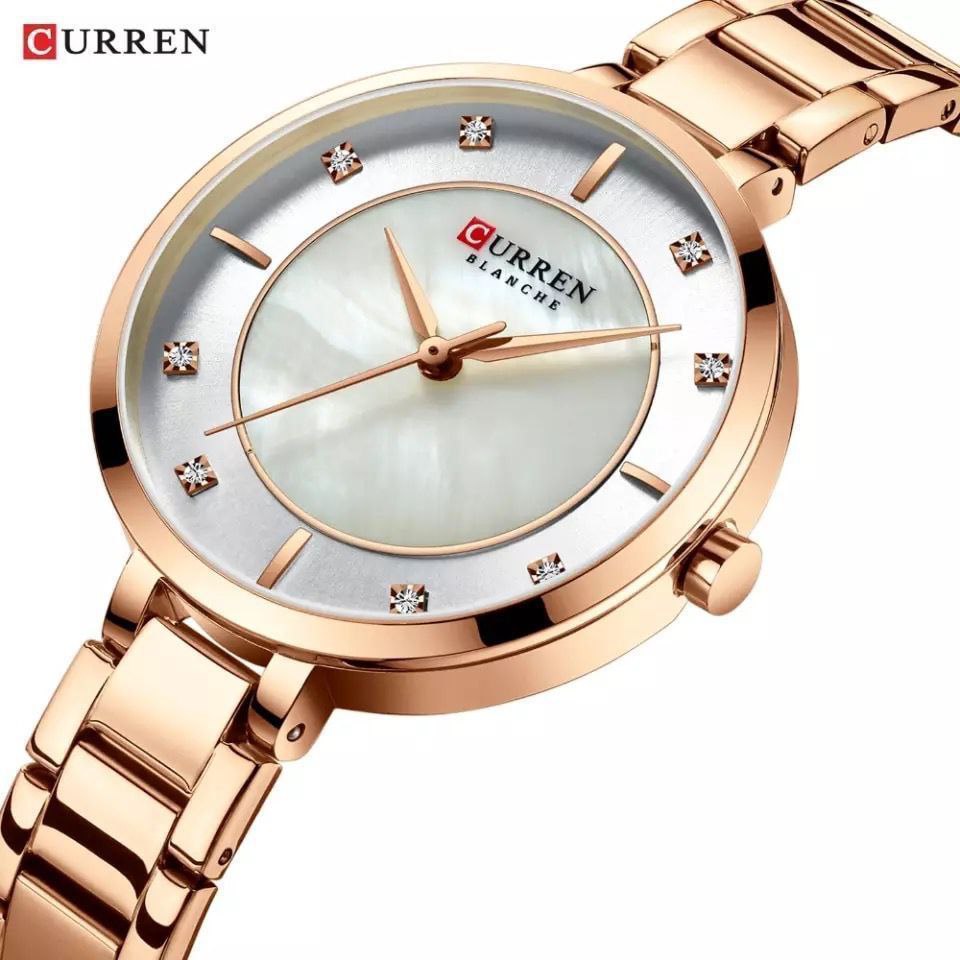 CURREN LADIES 9051L BLUE ROSE GOLD
