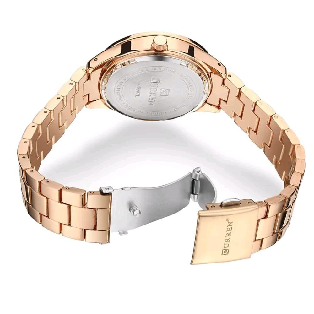 LADIES CURREN 9007 YELLOW GOLD ROSE GOLD WHITE ROSE GOLD BLUE CURREN BRANDED BOX
