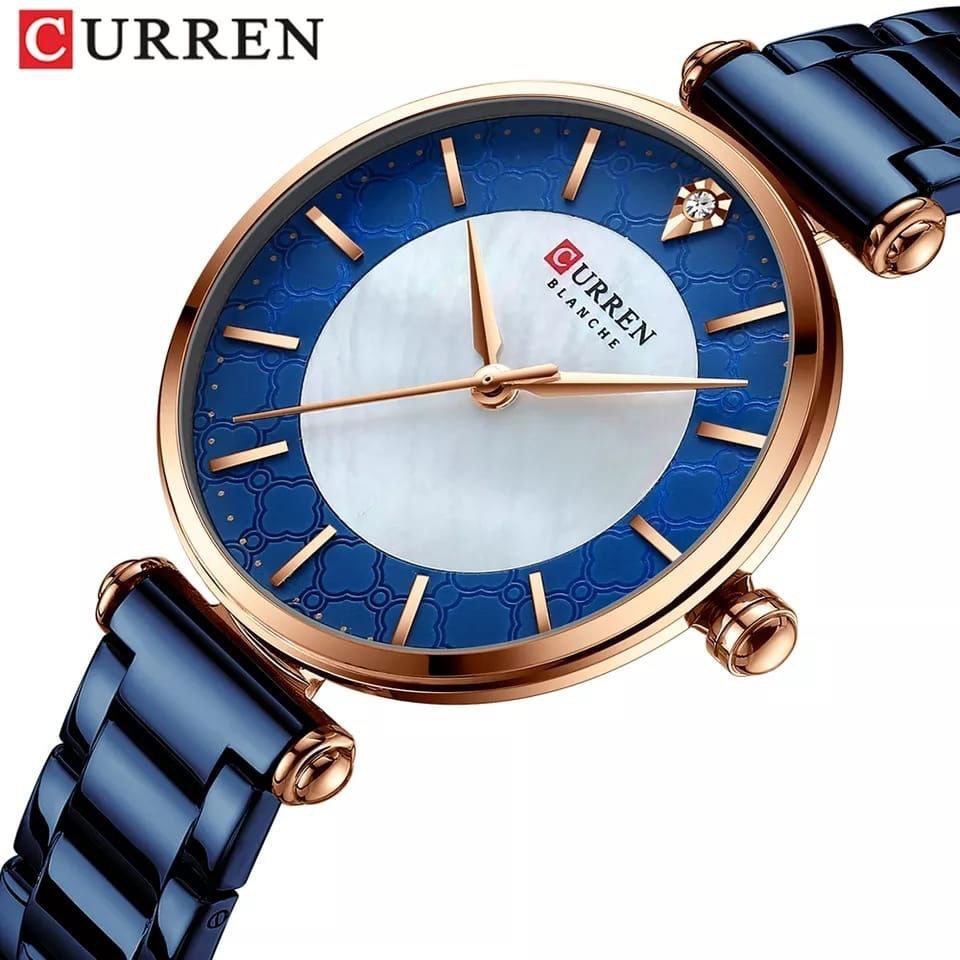 LADIES CURREN 9072L BLUE YELLOW GOLD CURREN BRANDED BOX