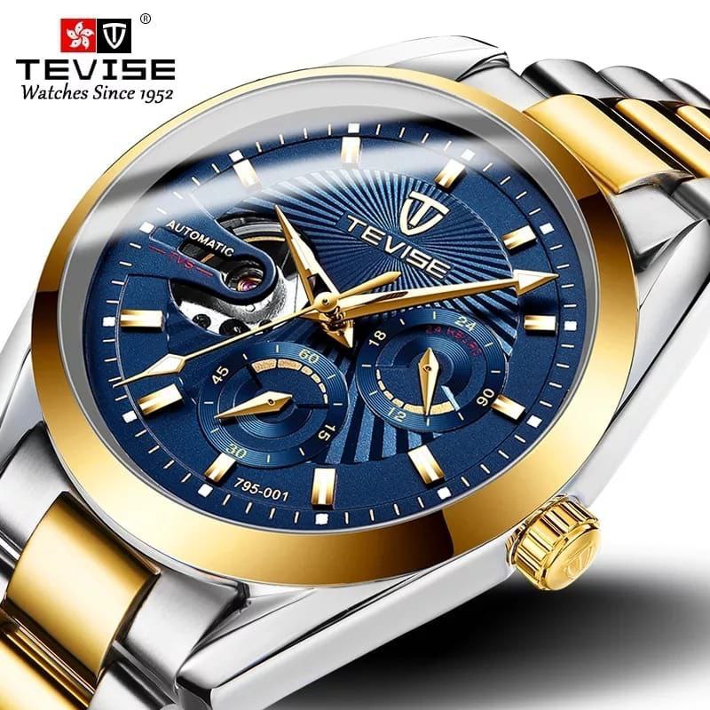 TEVISE AUTOMATIC WATCH STAINLESS STEEL WATER RESISTANT