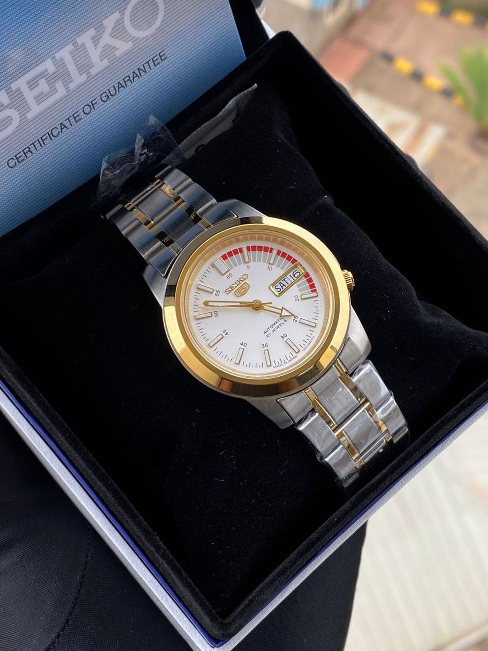 ORIGINAL AUTOMATIC SEIKO SEIKO PRESAGE SEIKO 5 SEIKO PADI COMES WITH BOX ,BAG,WARRANTY CARD,MANUAL