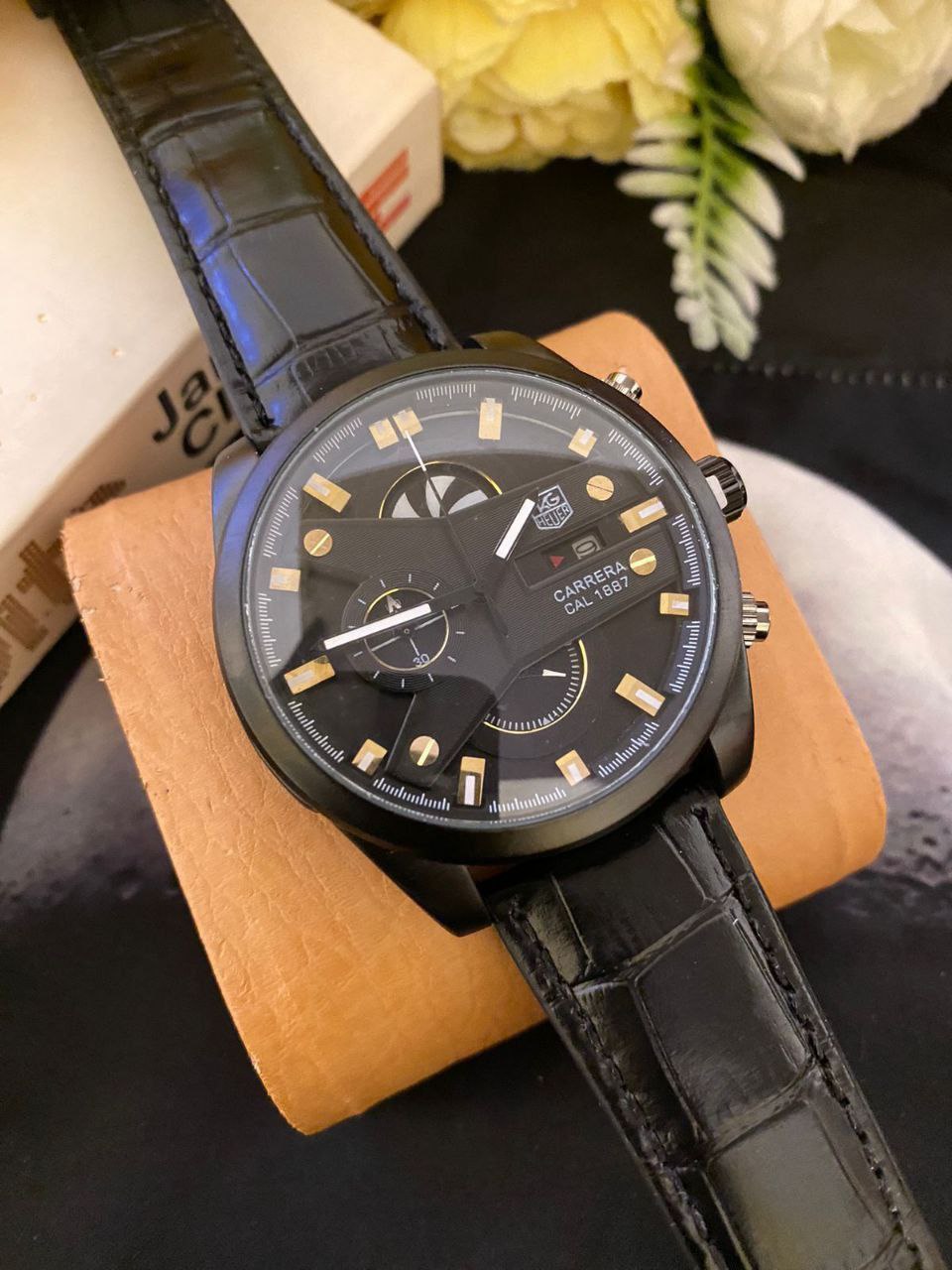 GRAND CARRERA CR 7 CHRONOGRAPH MOVEMENT DATE DISPLAY BATTERY POWERED