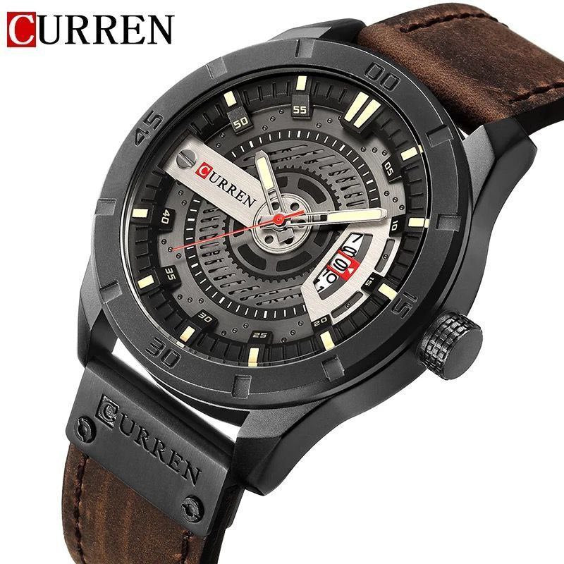 CURREN GENTS 8301 BATTERY POWERED DATE DISPLAY WATER RESISTANT CURREN BRANDED BOX ENQUIRIES