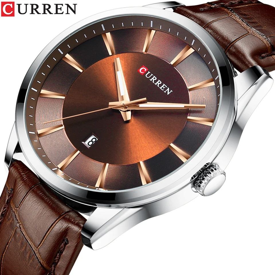 CURREN GENTS WATCH #8365 WATER RESISTANT DATE DISPLAY BATTERY POWERED CURREN BRANDED BOX ENQUIRIES