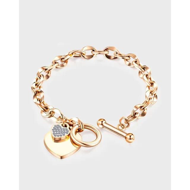 BRACELETS HYPOALLERGENIC STAINLESS STEEL FINISH BOXES NOT INCLUDED