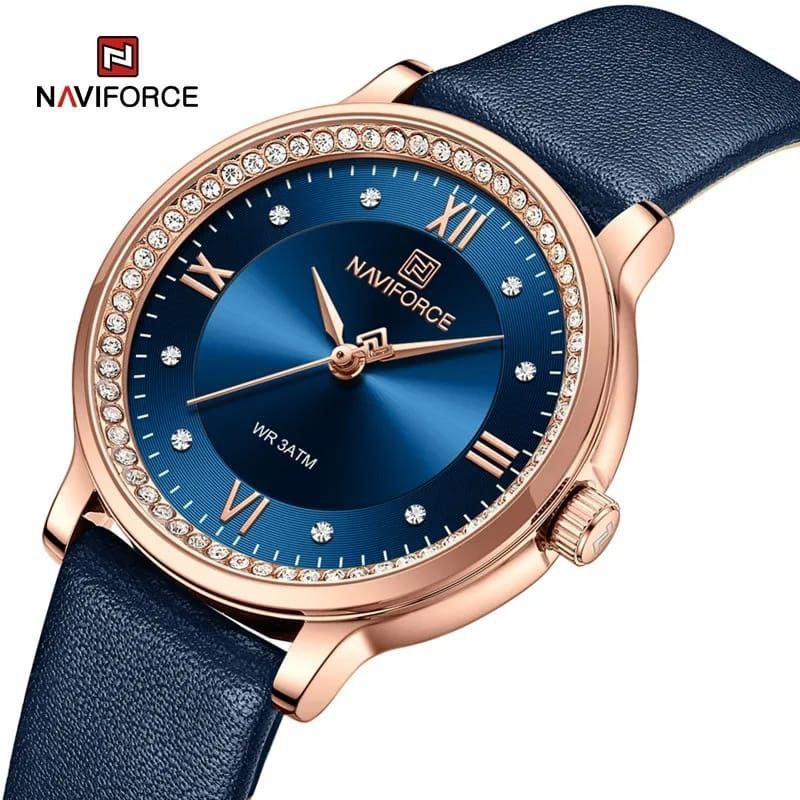 #NAVIFORCE LADIES #NF5013 ADJUSTABLE MESH STRAP WATER RESISTANT SILVER ROSE-BLUE ROSE-GREEN ENQUIRIES