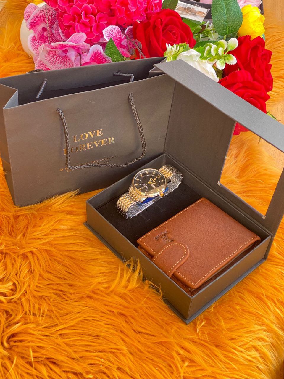 ⌚MEN GIFT PACKAGES⌚ WATCH WALLET BAG&BOX KINDLY NOTE THIS PACKAGE CAN BE COMBINED WITH ANY ROLEX,POEDAGAR,SWISH,CASIO,FNGEEN, MEN WATCHES & ANY WALLET BRAND