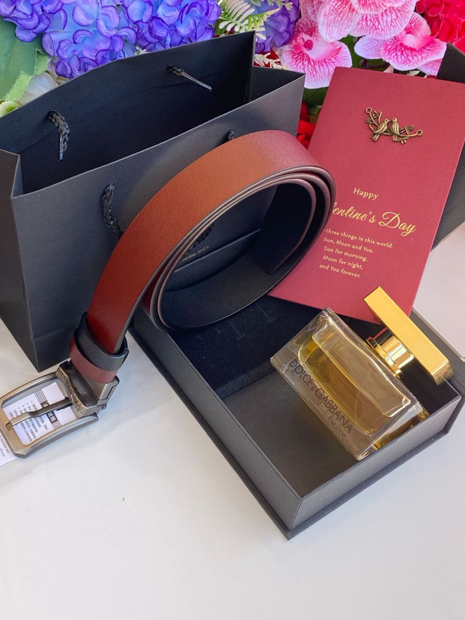 ⌚MEN GIFT PACKAGES⌚ LEATHER BELT PERFUME TESTER BAG,BOX&CARD KINDLY NOTE THIS PACKAGE CAN BE COMBINED WITH ANY ANY PERFUME ANY LEATHER BELT COLOR