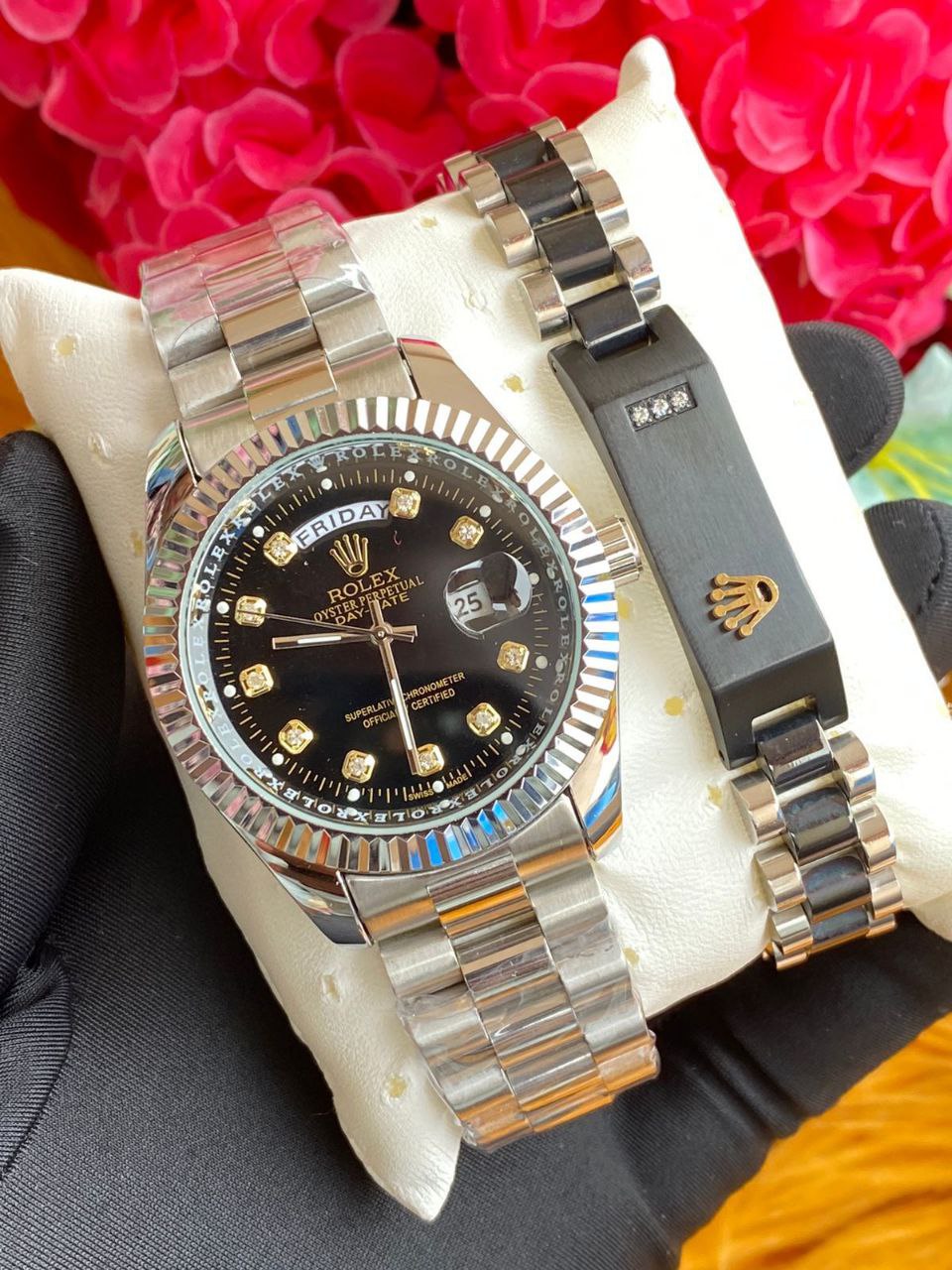 ROLEX X BRACELET NONFADE ROLEX BRANDED BRACELETS ROLEX BRANDED BOX