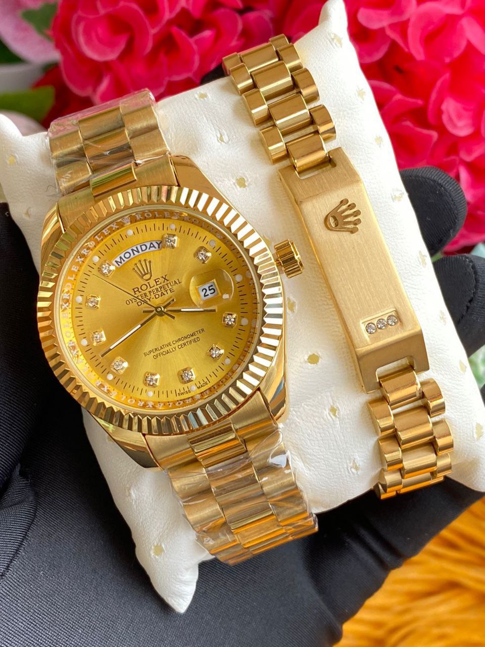 ROLEX X BRACELET NONFADE ROLEX BRANDED BRACELETS ROLEX BRANDED BOX