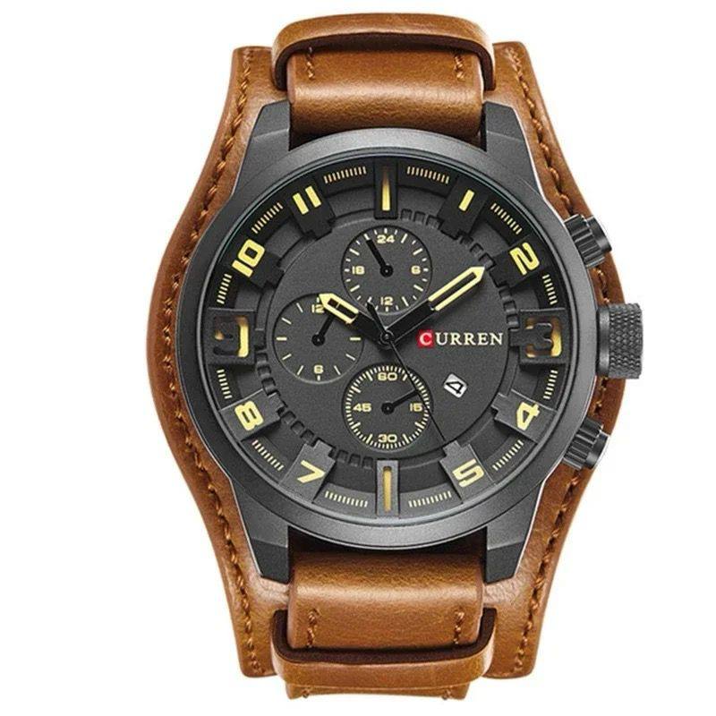CURREN GENTS #8225 WATER RESISTANT BATTERY POWERED DATE DISPLAY 2 COLOR OPTIONS ENQUIRIES