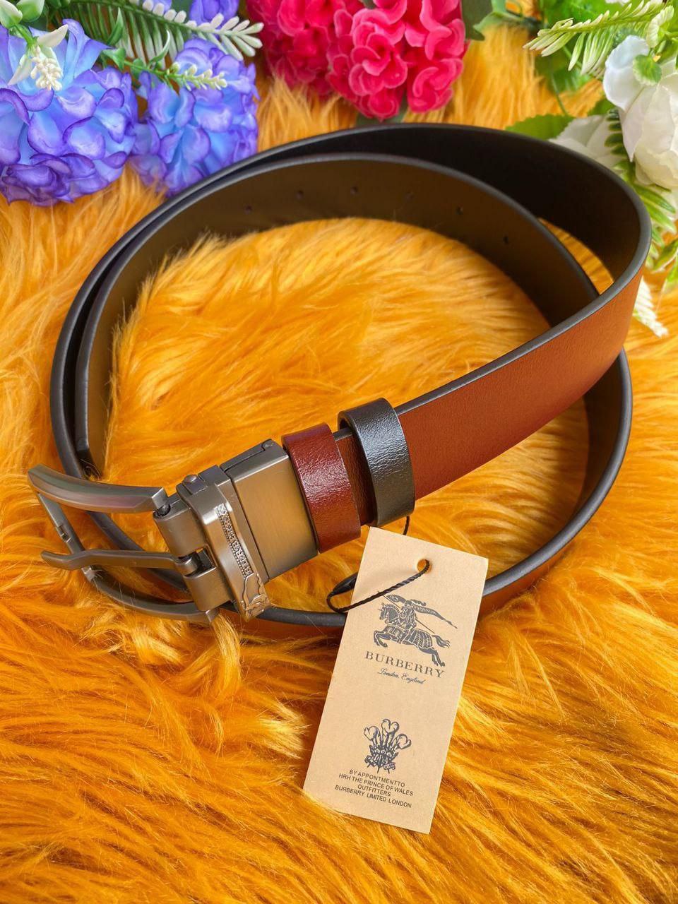 DOUBLE SIDED LEATHER BELT