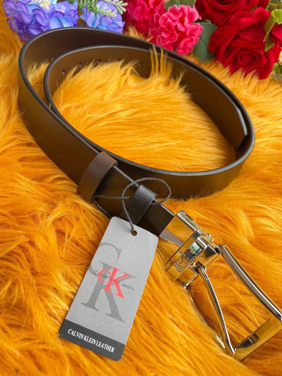 DOUBLE SIDED LEATHER BELT