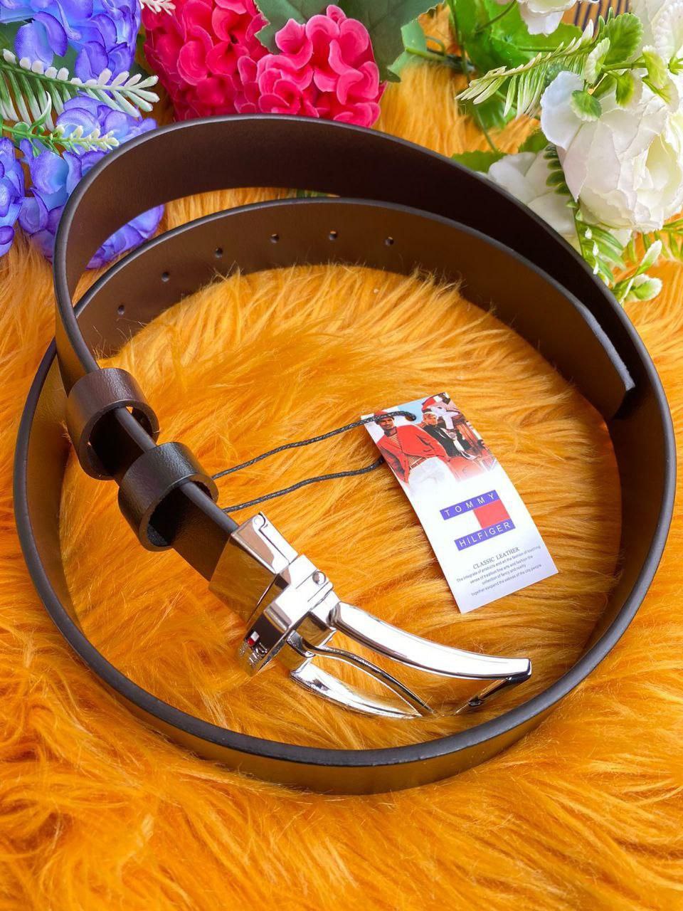 DOUBLE SIDED LEATHER BELT