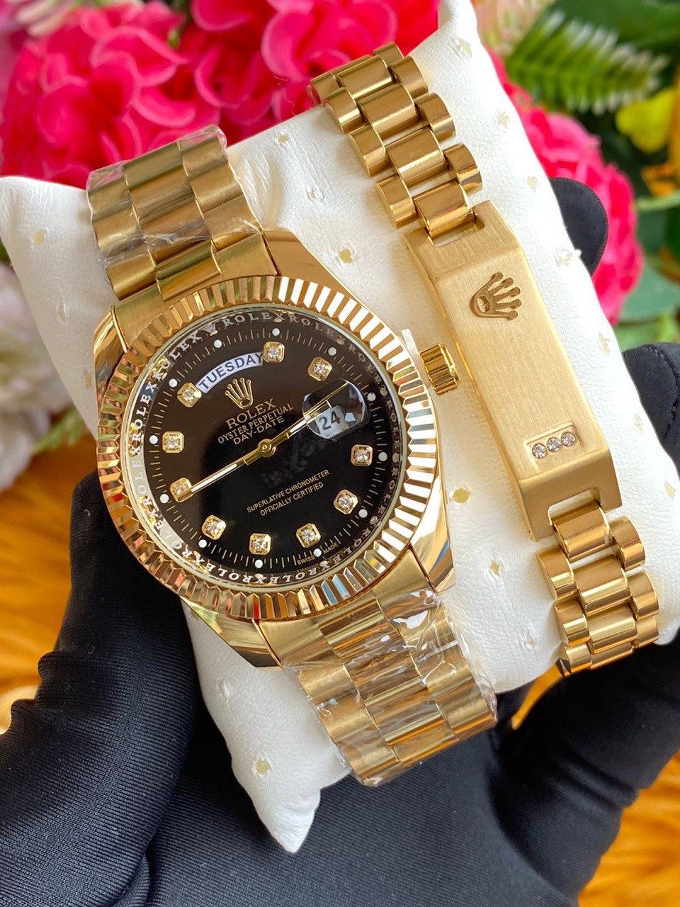 ROLEX BRACELETS STAINLESS STEEL ROLEX LOGO