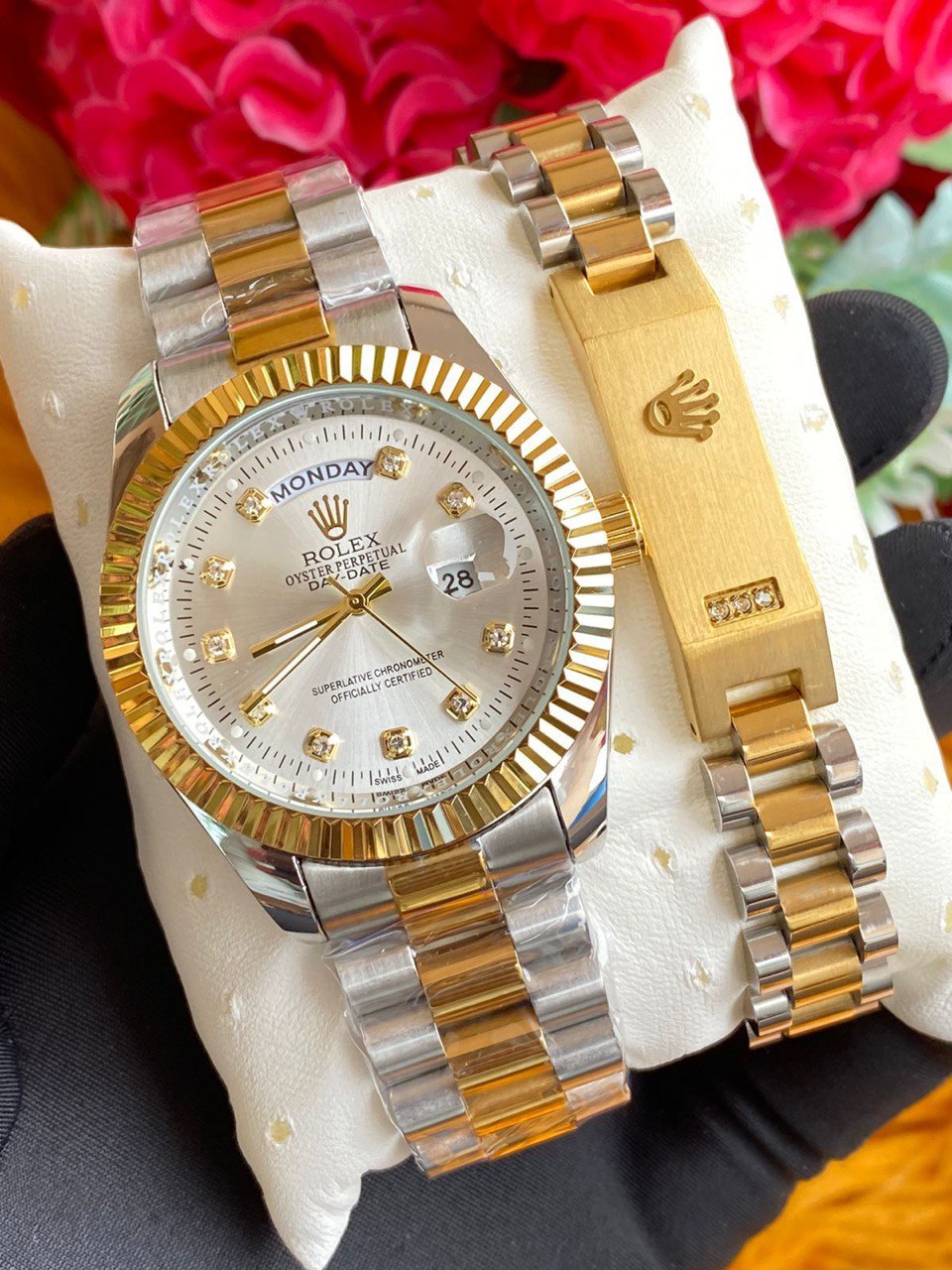 ROLEX BRACELETS STAINLESS STEEL ROLEX LOGO