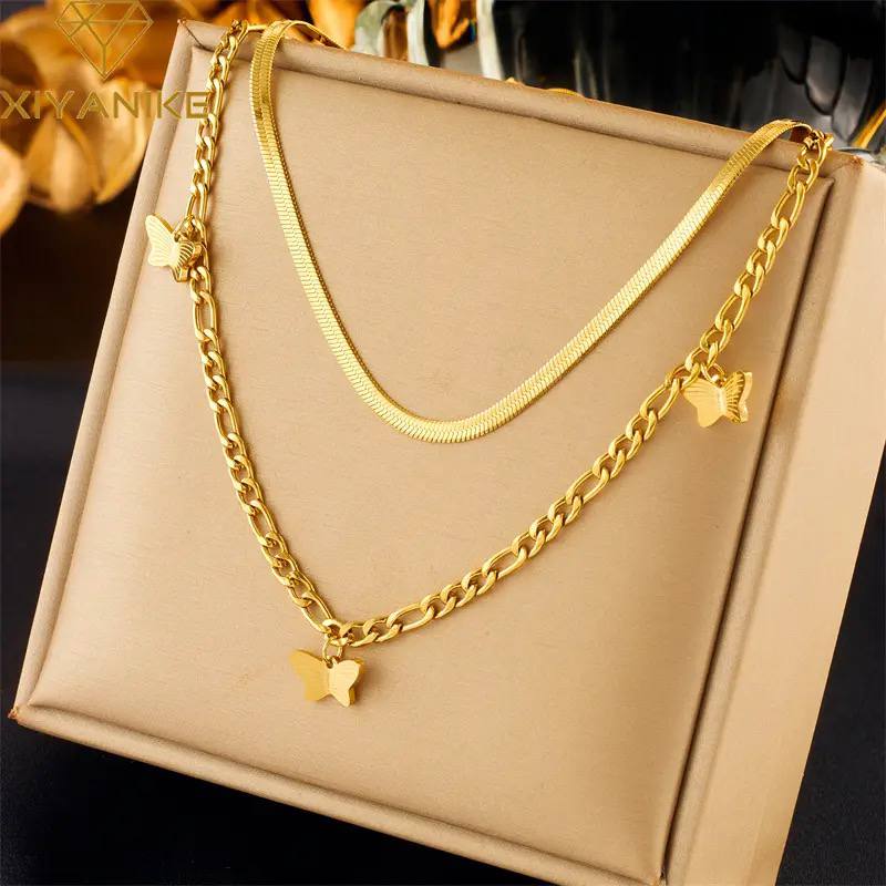 INITIAL LETTERS HYPOALLERGENIC NECKLACES NON FADE STAINLESS STEEL HYPOALLERGENIC NECKLACE GIFT BOXES