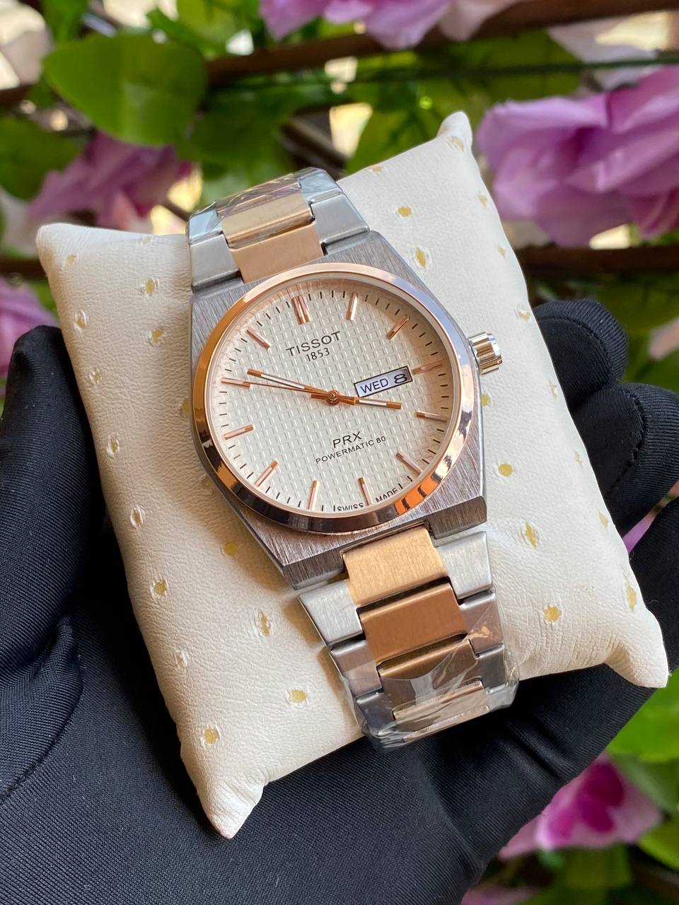 TISSOT DAY & DATE BATTERY POWERED WATER RESISTANT DAY & DATE DISPLAY STAINLESS STEEL FINISH ENQUIRIES