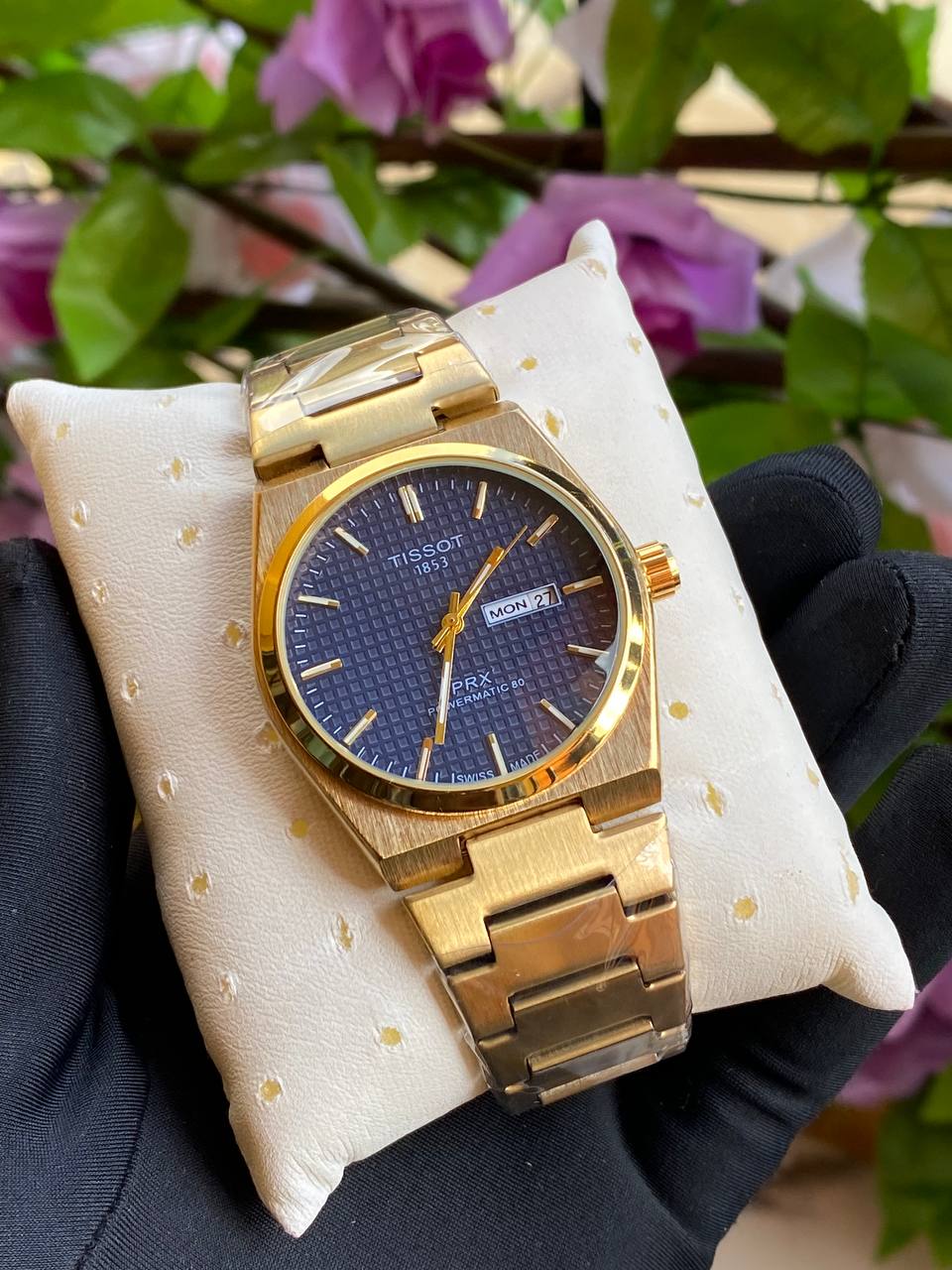 TISSOT DAY & DATE BATTERY POWERED WATER RESISTANT DAY & DATE DISPLAY STAINLESS STEEL FINISH ENQUIRIES