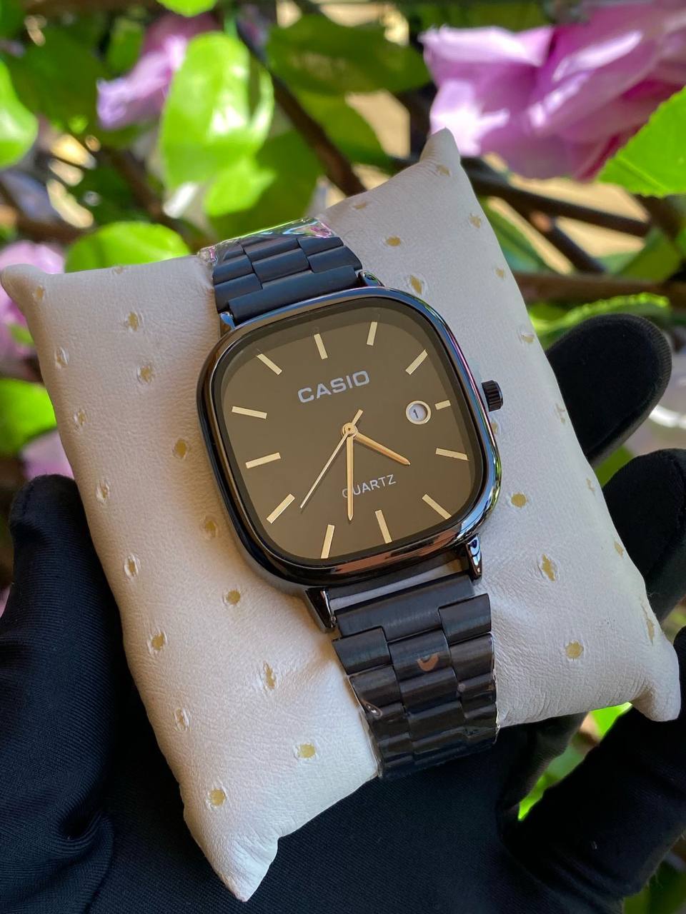 CASIO SQUARE UNISEX DATE DISPLAY WATER RESISTANT BATTERY POWERED CASIO BRANDED BOX