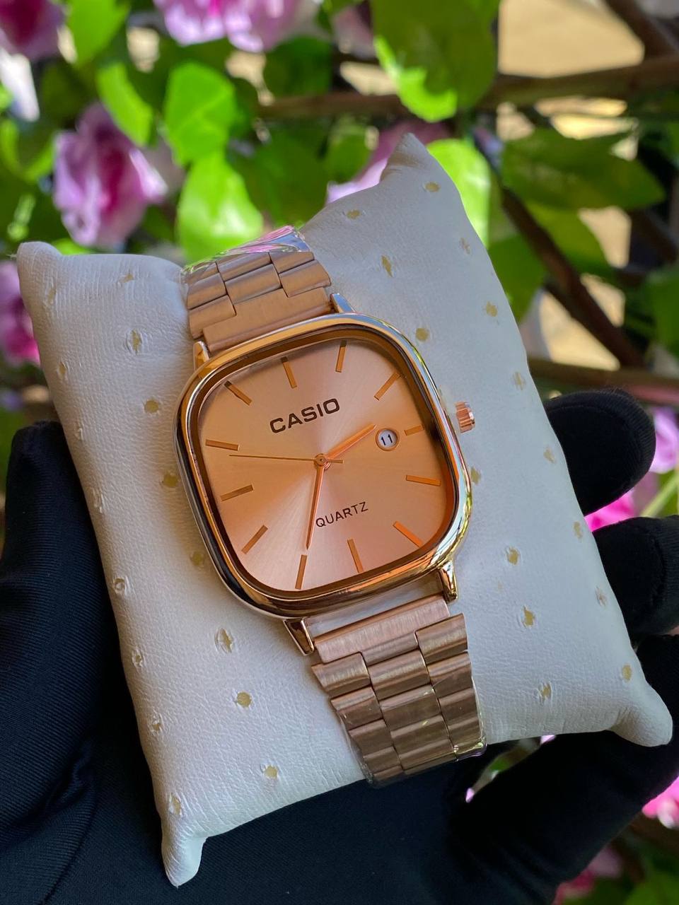 CASIO SQUARE UNISEX DATE DISPLAY WATER RESISTANT BATTERY POWERED CASIO BRANDED BOX