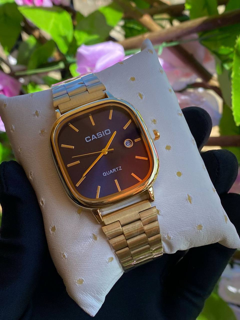 CASIO SQUARE UNISEX DATE DISPLAY WATER RESISTANT BATTERY POWERED CASIO BRANDED BOX