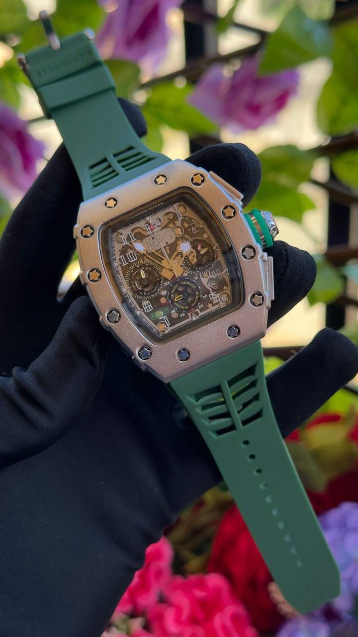 RICHARD MILLE CHRONOGRAPH BATTERY POWERED SMOOTH SWEEPING MOVEMENT WATERPROOF