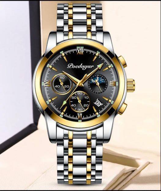 FORSINING AUTOMATIC GENTS WATCH AUTOMATIC MOVEMENT WATER RESISTANT STAINLESS STEEL COMES A BRANDED GIFT BOX ENQUIRIES