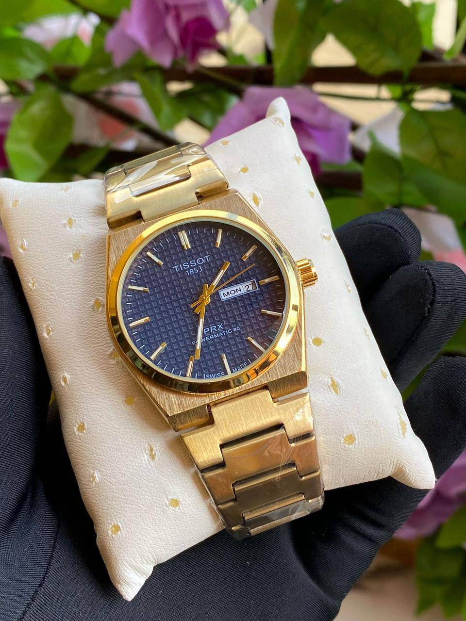 TISSOT DAY & DATE BATTERY POWERED WATER RESISTANT DAY & DATE DISPLAY STAINLESS STEEL FINISH ENQUIRIES