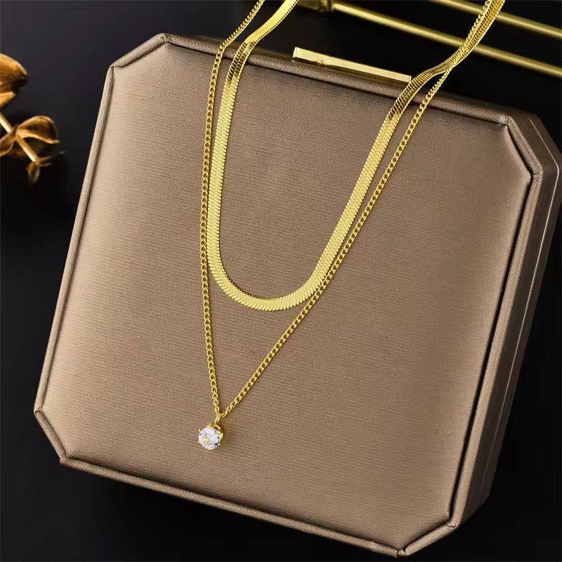 HYPOALLERGENIC NECKLACES NON FADE STAINLESS STEEL HYPOALLERGENIC NECKLACE GIFT BOX &80 ENQUIRIES
