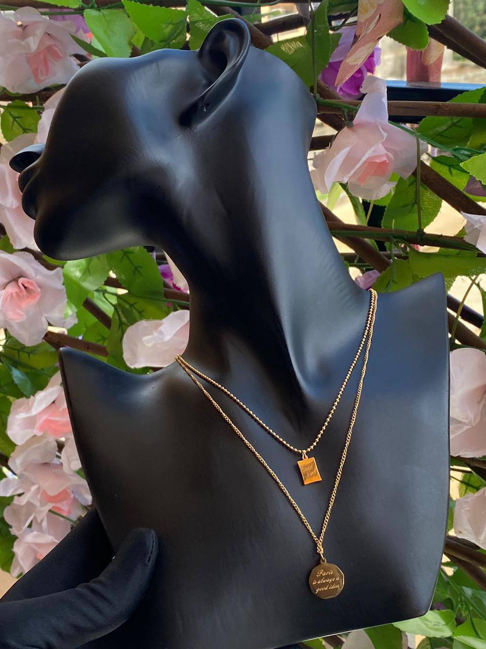 HYPOALLERGENIC NECKLACES NON FADE STAINLESS STEEL HYPOALLERGENIC NECKLACE GIFT BOX &80 ENQUIRIES