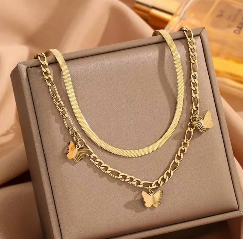 HYPOALLERGENIC NECKLACES NON FADE STAINLESS STEEL HYPOALLERGENIC NECKLACE GIFT BOX &80 ENQUIRIES