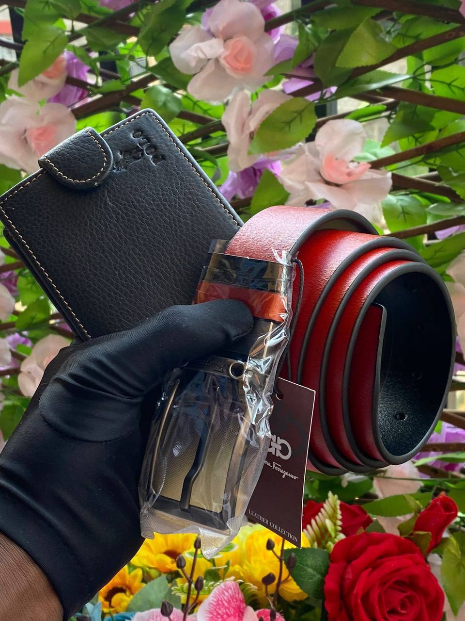 LEATHER BELT X WALLET COMBO LEATHER DOUBLE SIDED BELT LEATHER WALLET WITH ZIP ENQUIRIES