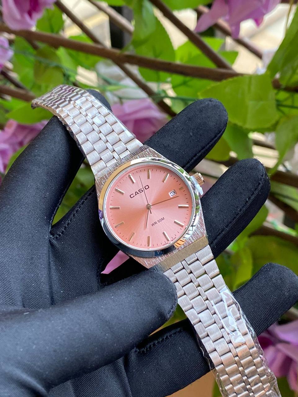 UNISEX CASIO DATE DISPLAY STAINLESS STEEL BATTERY POWERED WATER RESISTANT ENQUIRIES