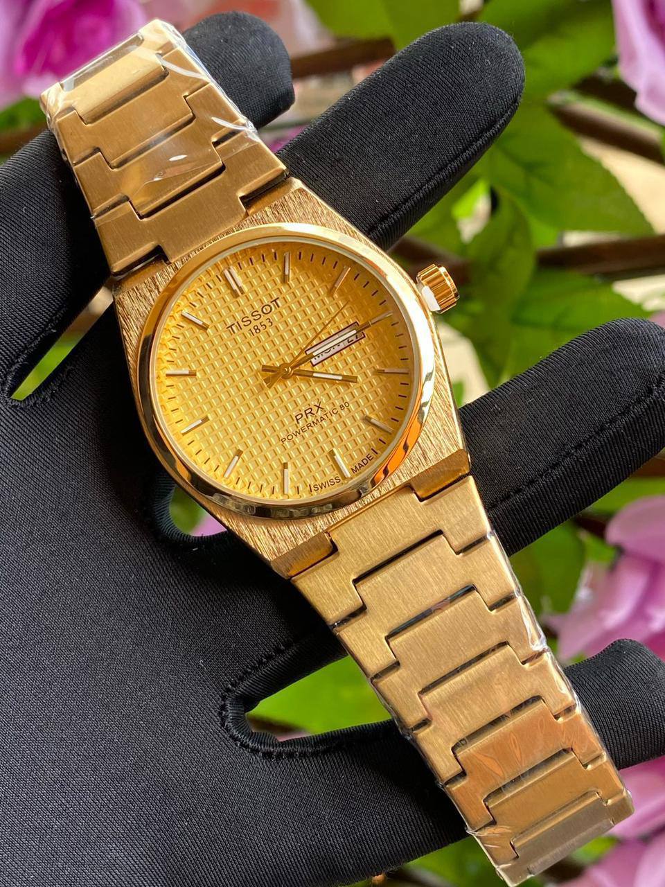 TISSOT DAY & DATE BATTERY POWERED WATER RESISTANT DAY & DATE DISPLAY STAINLESS STEEL FINISH ENQUIRIES