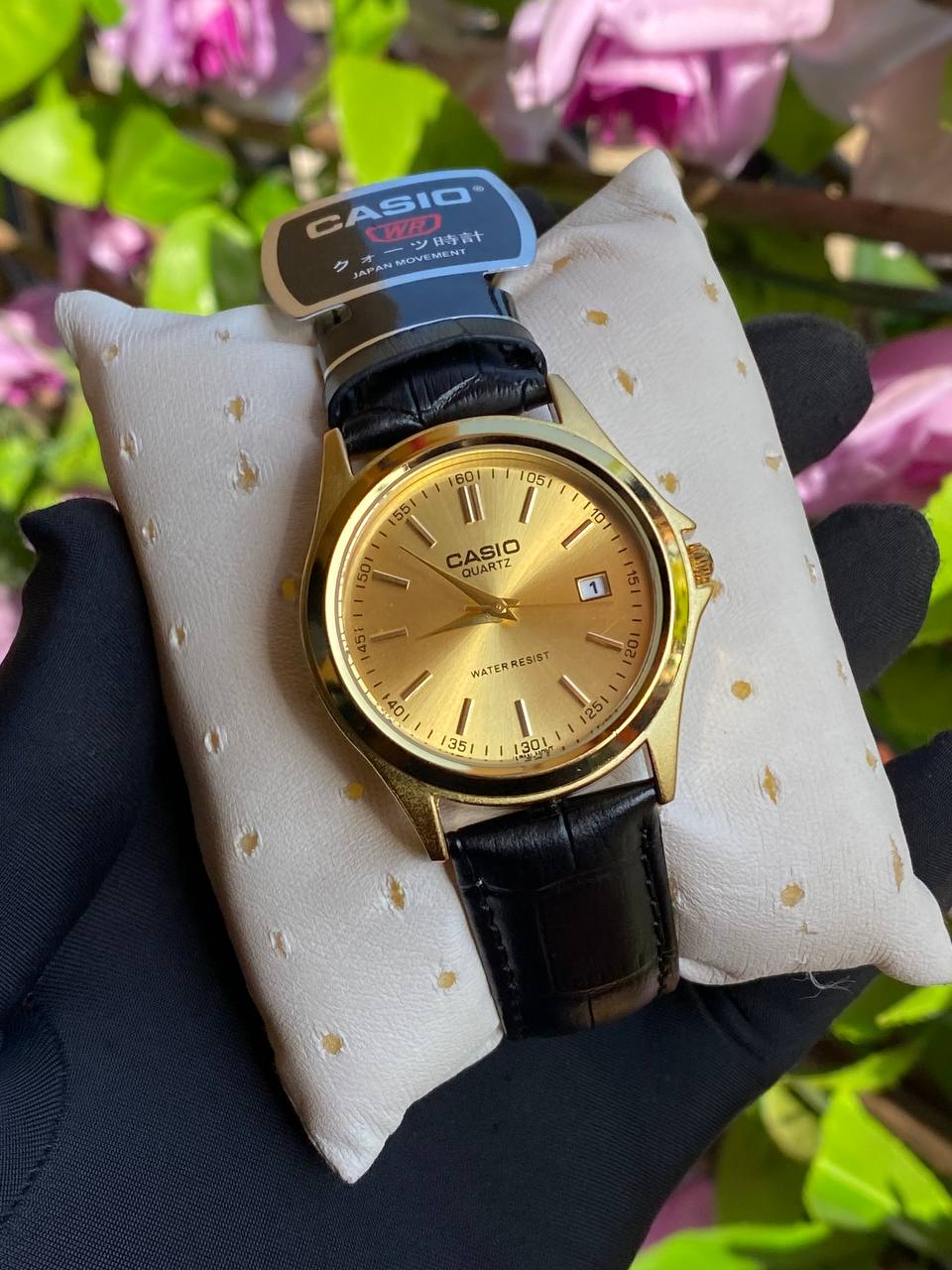 ⌚CASIO GENTS WATCH ⌚ DATE DISPLAY WATER RESISTANT BATTERY POWERED LEATHER STRAPS ENQUIRIES