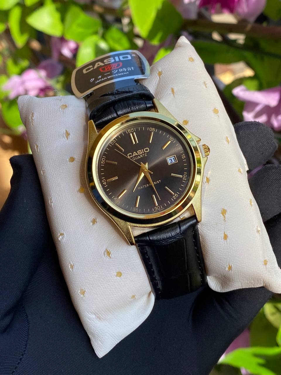 ⌚CASIO GENTS WATCH ⌚ DATE DISPLAY WATER RESISTANT BATTERY POWERED LEATHER STRAPS ENQUIRIES