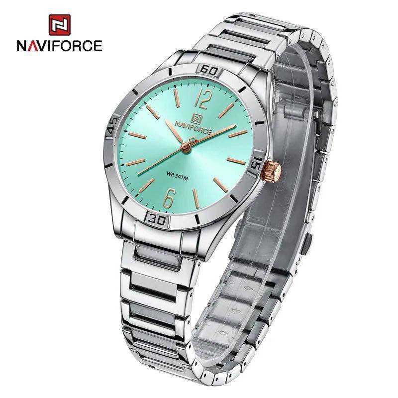 NAVIFORCE GENTS WATCH #NF 9153 ANALOGUE & DIGITAL DISPLAY LIGHT BUTTON WATER RESISTANT BATTERY POWERED AND ENQUIRIES