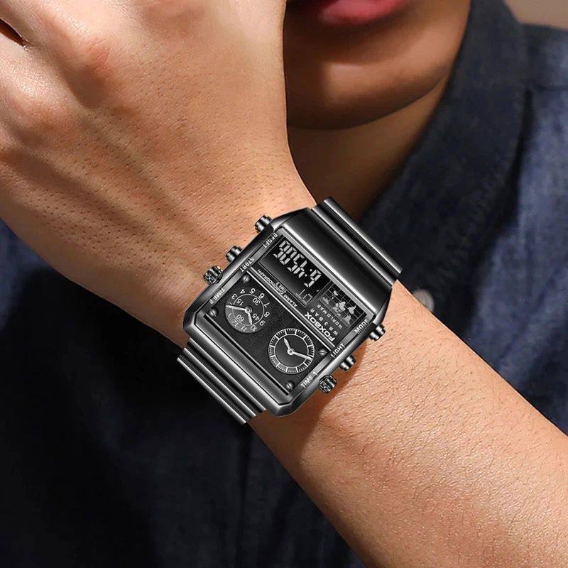 CURREN GENTS WATCH #8360 WATER RESISTANT CHRONOGRAPH MOVEMENT DATE DISPLAY BATTERY POWERED CURREN BRANDED BOX ENQUIRIES