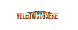 Colorful 'YELLOWSTONEKE' text on a transparent background